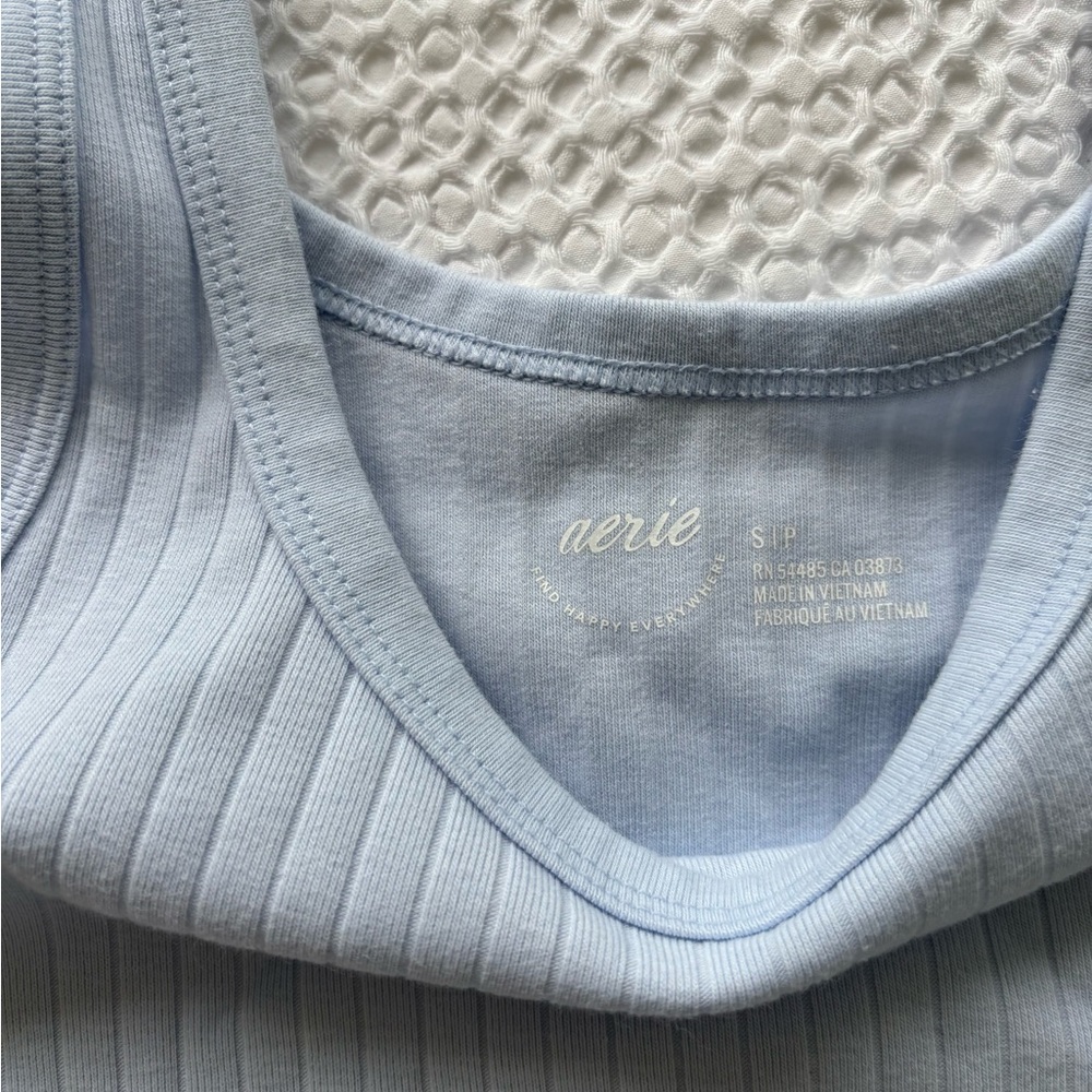Aerie wide-ribbed tank top